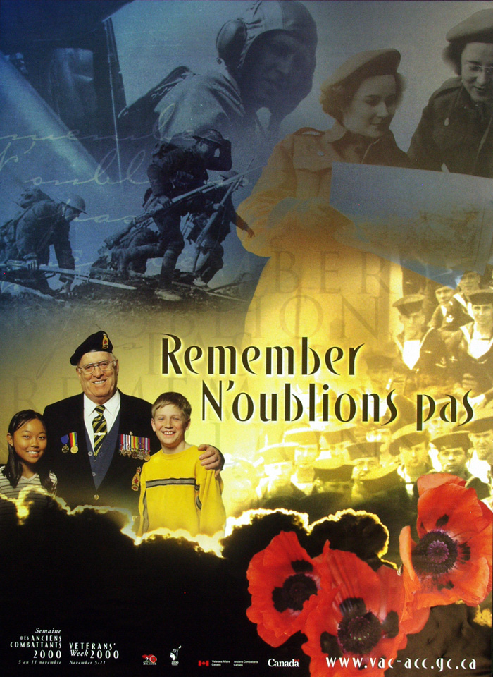 Royal canadian legion remembrance day poster